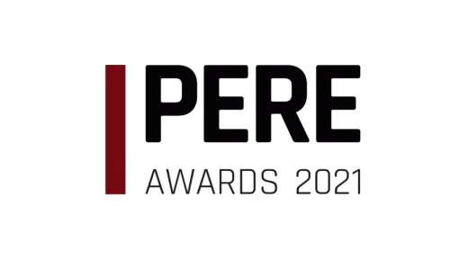 Logo do prêmio PERE Awards 2021