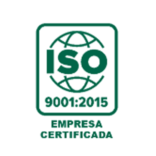 ícone de empresa certificada ISO 9001:2015